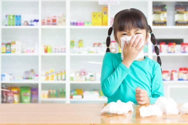 Ho và mệt mỏi khi trẻ bị cúm A có thể kéo dài trong 1 – 2 tuần tiếp theo